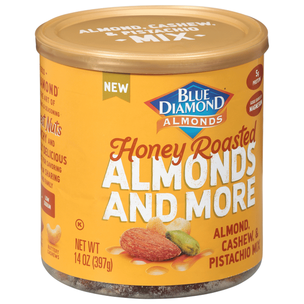 Blue Diamond Honey Roasted Almonds And More | Hy-Vee Aisles Online ...