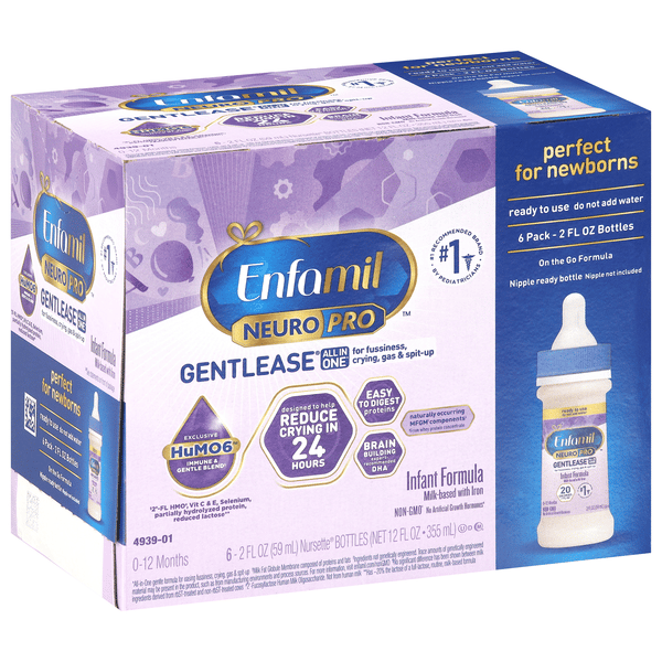 Enfamil Infant Formula, Gentlease Ready to Use Nursette