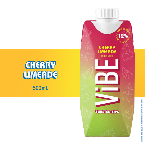 Vibe Twisted Sips Cherry Limeade Tetra | Hy-Vee Aisles