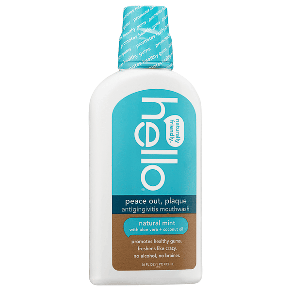 Hello Mouthwash, Peace Out Plaque, Natural Mint | Hy-Vee Aisles Online ...