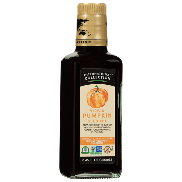 International Collection Virgin Pumpkin Seed Oil 8.45 fl oz | Hy-Vee ...