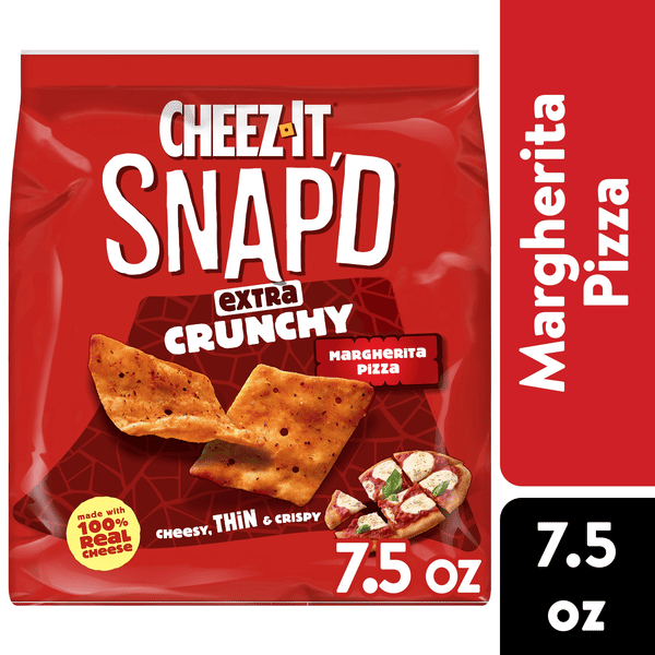 ピーナッツページです✨ Cheez-It Snap'd Margherita Pizza, Extra Crunchy | Hy-Vee
