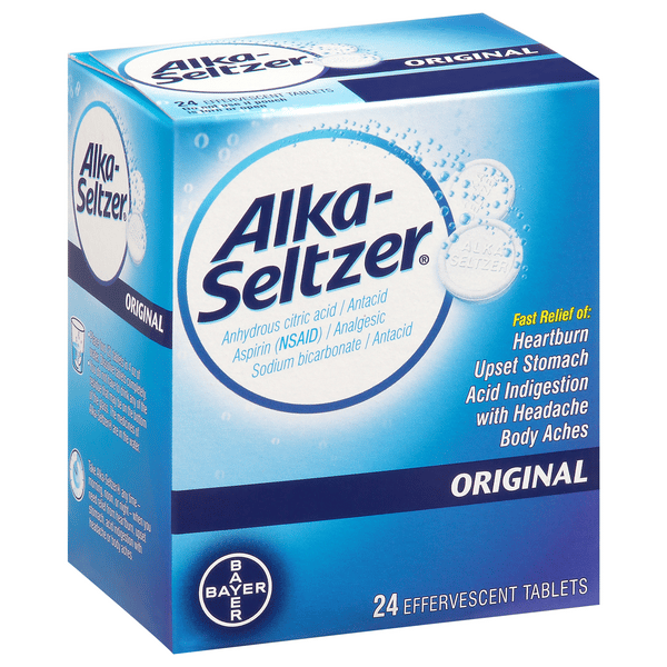 Alka-Seltzer Original Effervescent Tablets | Hy-Vee Aisles