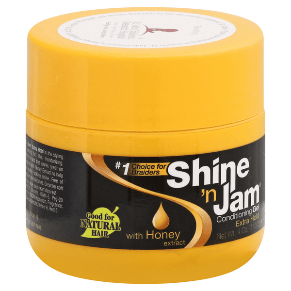 Shine n Jam With Honey Extract Extra Hold Conditioning Gel 4