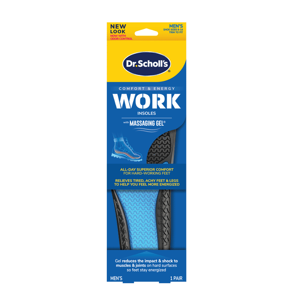 Dr. Scholl's Men Comfort & Energy Work Massaging Gel Insoles