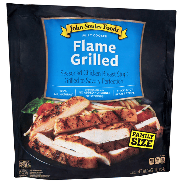 021131● bless n°51 Blissmess 8008 CJ John Soules Foods Chicken Breast Strips, Flame Grilled
