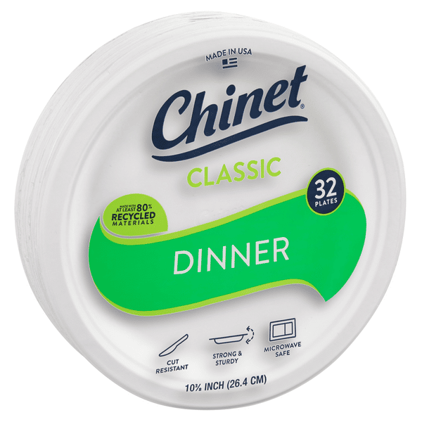 Chinet Plates Chinet Classic White Dinner Plates | Hy-Vee Aisles Online Grocery Shopping
