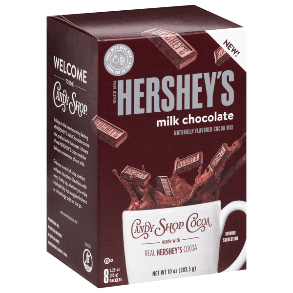 Candy Shop Cocoa Hershey's Milk Chocolate Cocoa Mix 8ct | Hy