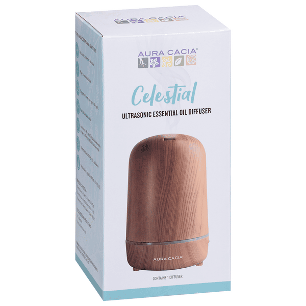 Aura Cacia Celestial Ultrasonic Essential Oil Diffuser | Hy-Vee Aisles ...