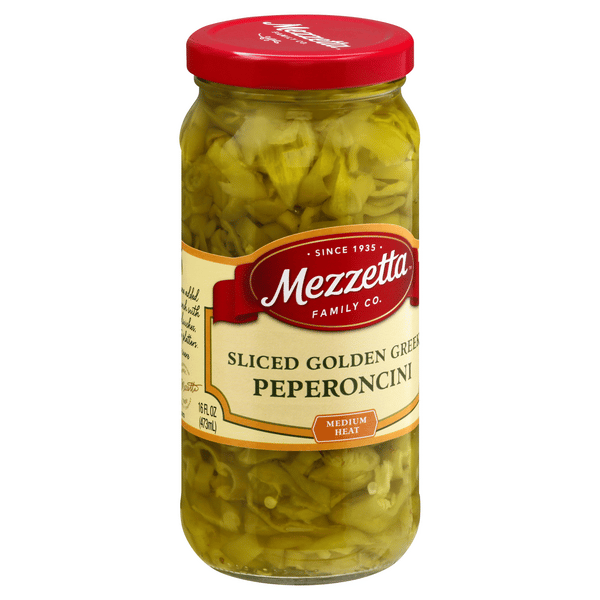 小物 [Peperoncini] Medium Heat Mezzetta Golden Greek Mild Peperoncinis Pickled