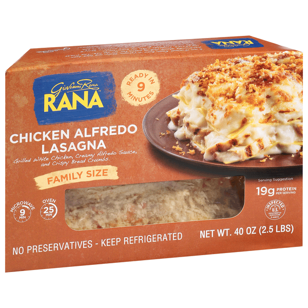 Stunning Rana Chicken Alfredo Lasagna Images