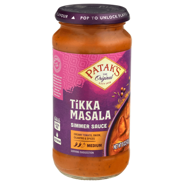 Patak's Tastes of India Simmer Sauce Medium Tikka Masala Curry | Hy-Vee ...