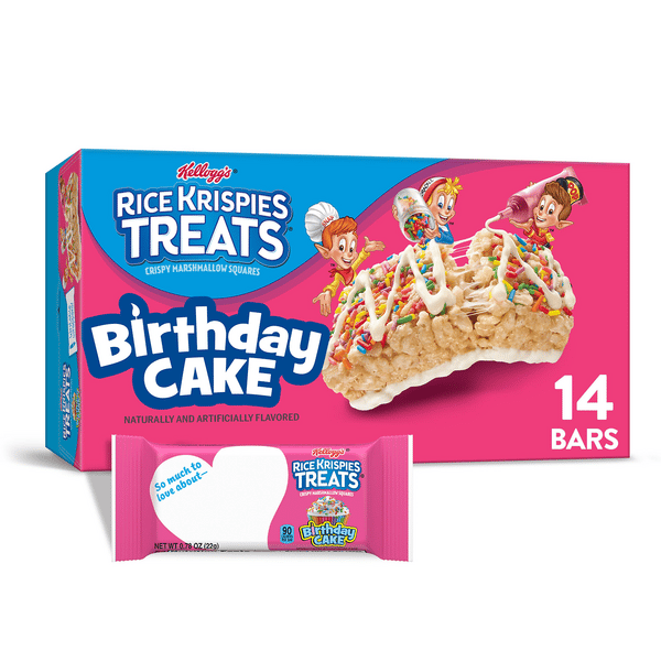 Kellogg's Rice Krispies Treats Birthday Cake Crispy