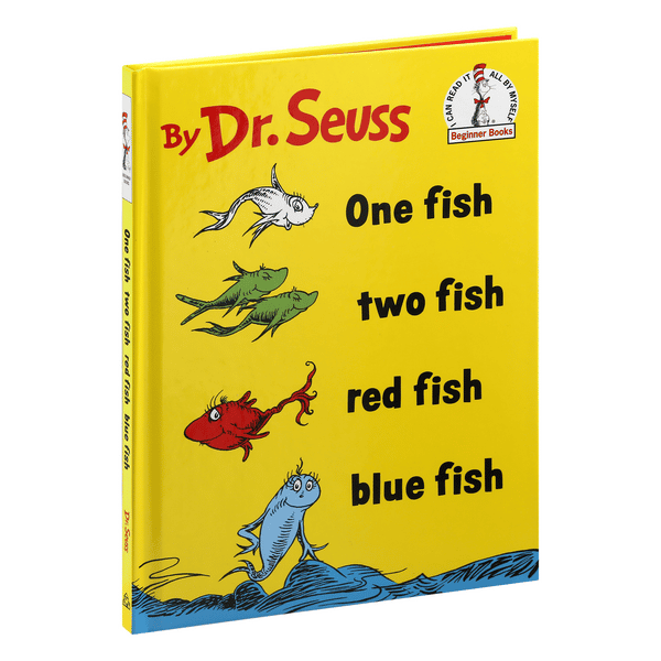 Dr Seuss Beginner Books, One Fish Two Fish Red Fish Blue