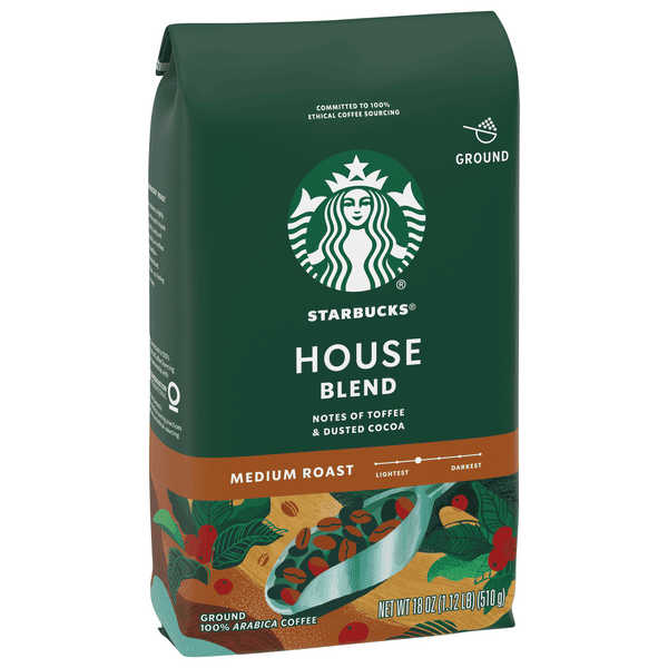 Starbucks House Blend Medium Roast Ground Coffee | Hy-Vee Aisles Online ...