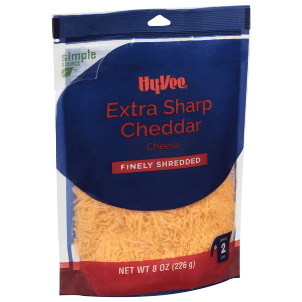 Hy-Vee Finely Shredded Extra Sharp Cheddar Cheese | Hy-Vee