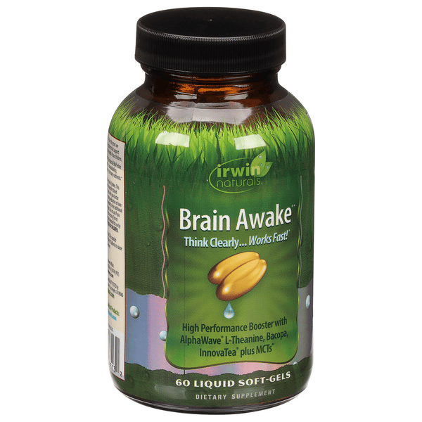 Irwin Naturals Brain Awake Liquid Soft Gels | Hy-Vee Aisles