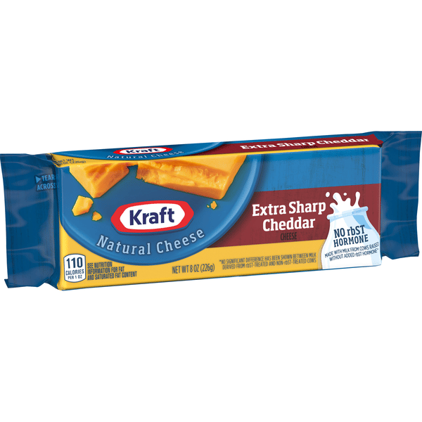 Kraft Extra Sharp Cheddar Cheese Brick | Hy-Vee Aisles