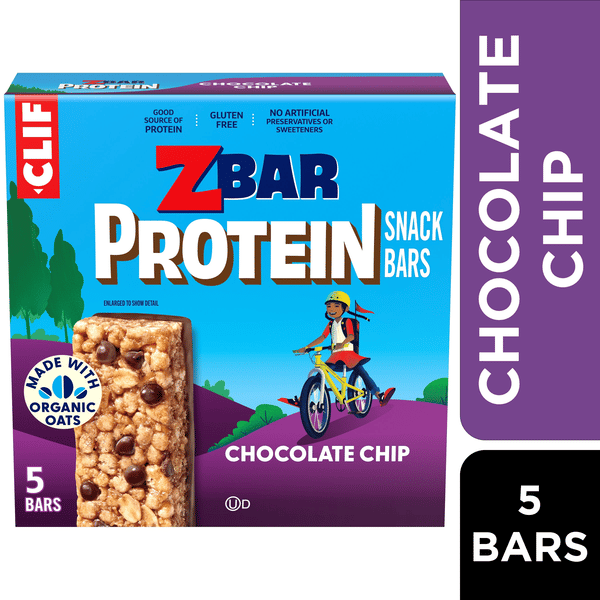 chocomilkページ ZBAR Chocolate Chip Soft-Baked Energy Snack Bars, Organic