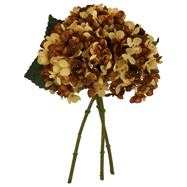 K&K Interiors Hydrangea Floral Stem, Yellow, 13 Inch | Hy