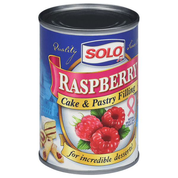 Solo Raspberry Filling Solo Raspberry Cake & Pastry Filling | Hy-Vee Aisles Online Grocery ...