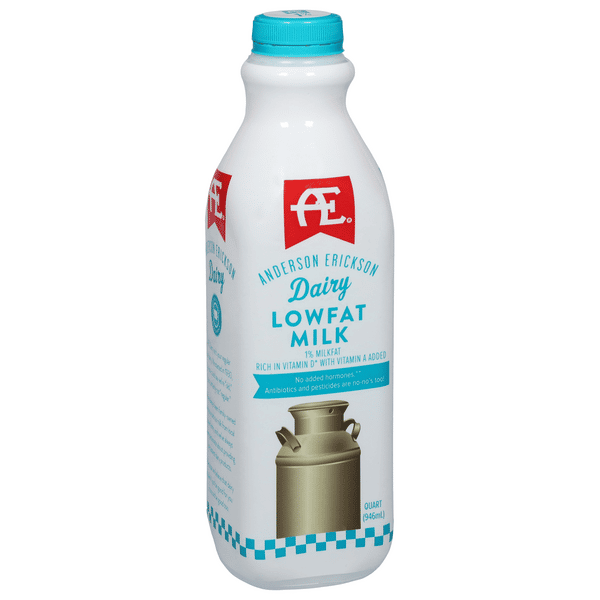 Anderson Erickson 1% Lowfat Milk Quart | Hy-Vee Aisles