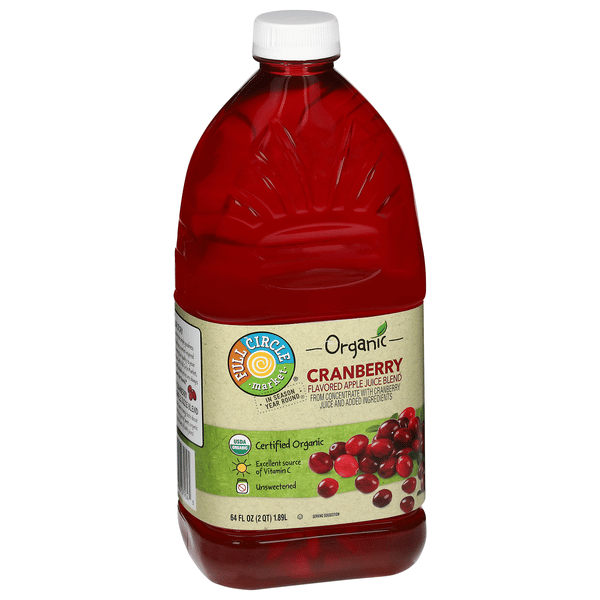Full Circle Organic 100% Cranberry Juice Blend | Hy-Vee