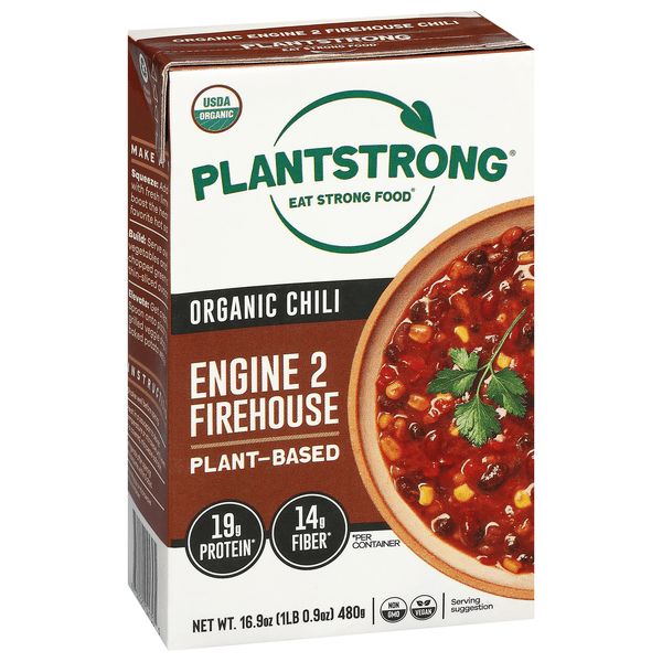 Plantstrong Organic Plant-Based Engine 2 Firehouse Chili