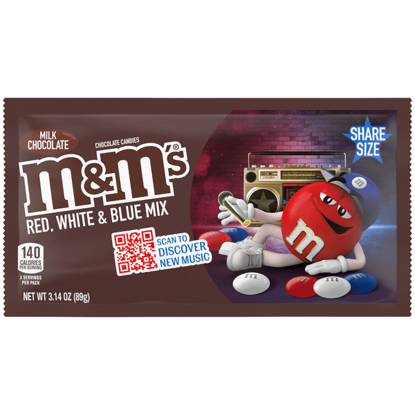 M&M's Milk Chocolate Red White & Blue | Hy-Vee Aisles Online