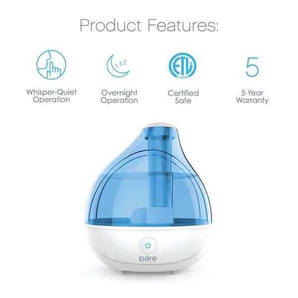 MistAire Ultrasonic Cool Mist Humidifier | Hy-Vee Aisles