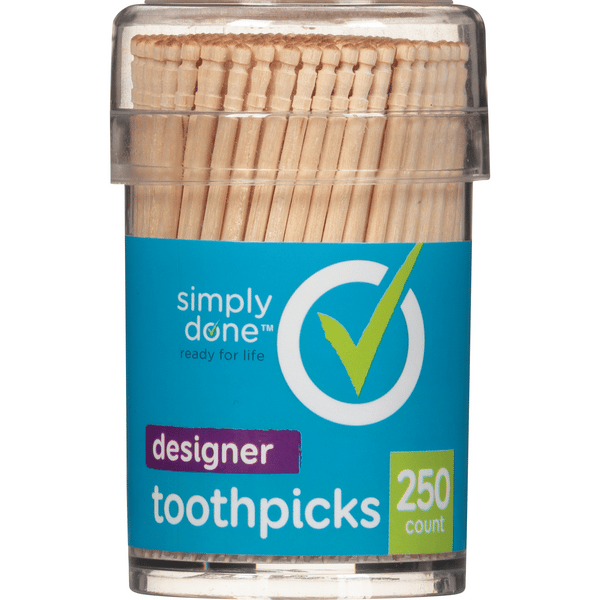 Simply Done Designer Toothpicks | Hy-Vee Aisles Online