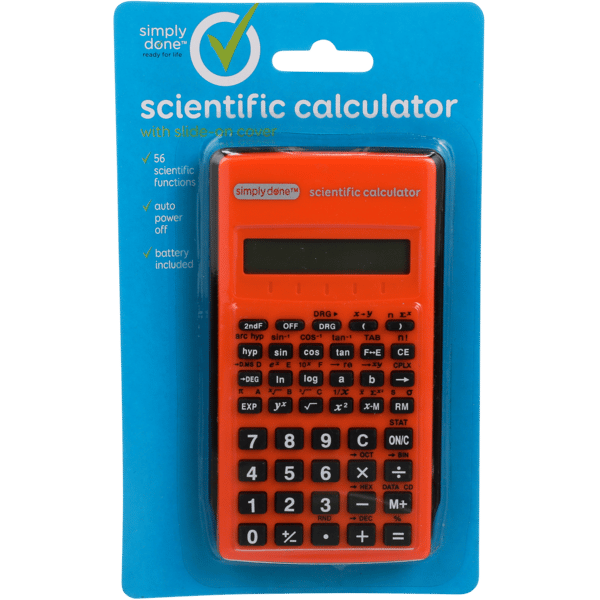 Simply Done Scientific Calculator With Slide-On Cover | Hy