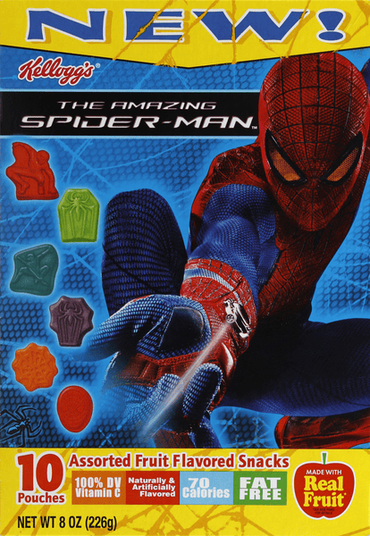 Kellogg's The Amazing Spider-Man Assorted Fruit Flavored