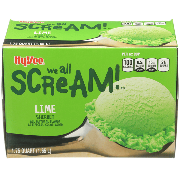 332 ライムシャーベット【Lime Sherbet】 Great Value Fat Free Lime Sherbet, 48 fl oz (Frozen