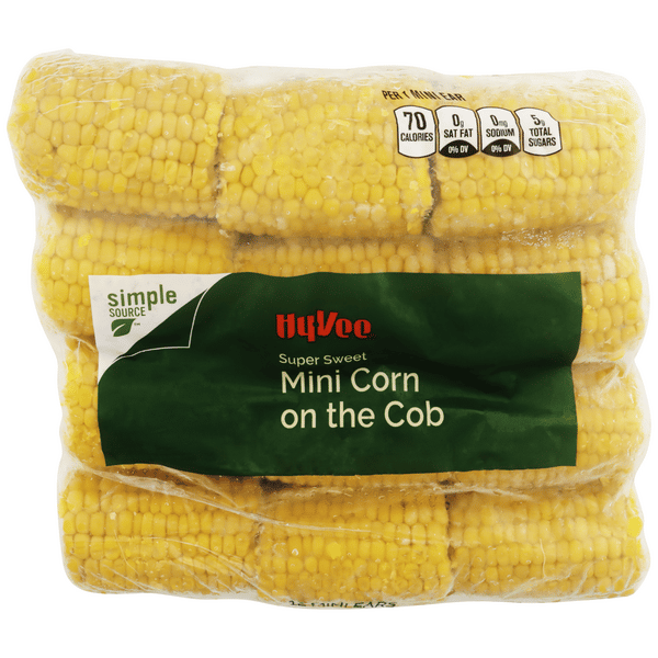 Hy-Vee Super Sweet Mini Corn On The Cob | Hy-Vee Aisles