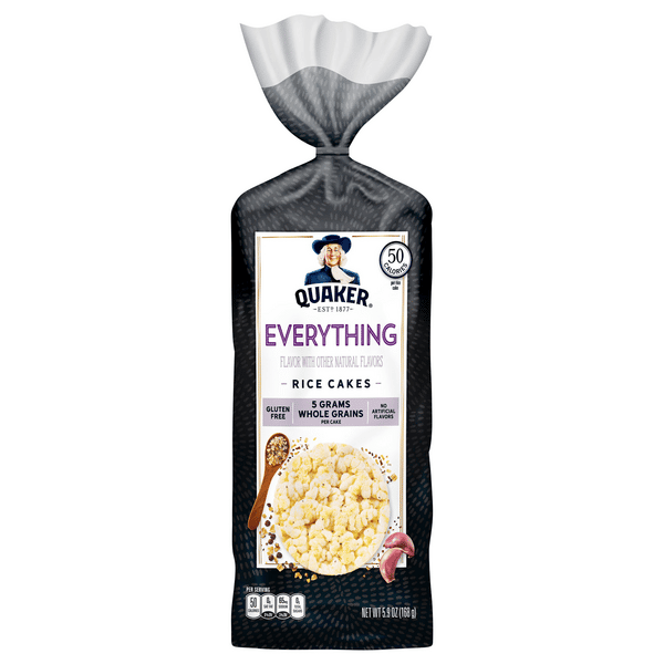 Rice cake & Harry③ Quaker Rice Cakes Everything Flavor 14-0.42 Oz | Hy-Vee