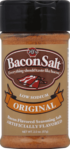 thumbnail image 2 of J&D's Bacon Salt, Original, 2 Ounce Ingredients 2 of 12