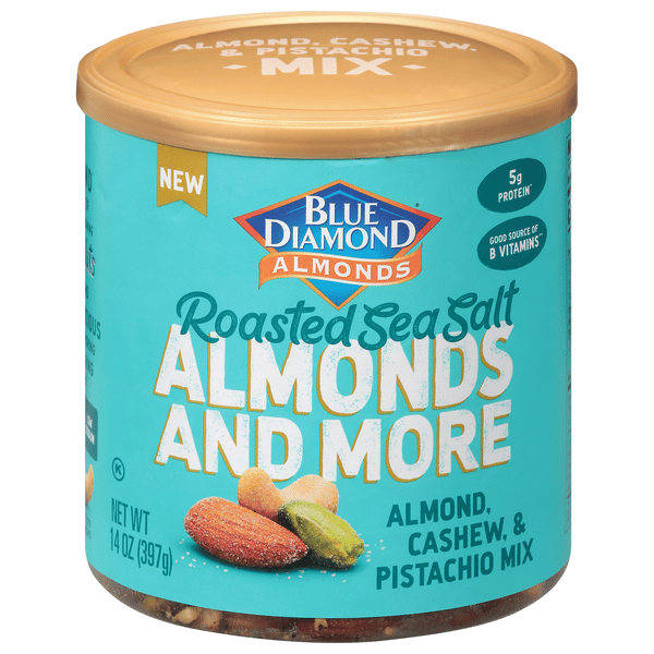 Blue Diamond Roasted Sea Salt Almonds And More | Hy-Vee Aisles Online ...