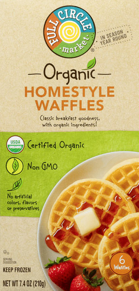 Full Circle Homestyle Waffles 6Ct | Hy-Vee Aisles Online