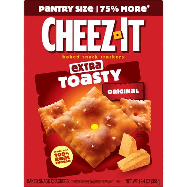 Cheez-It Cheese Crackers Extra Toasty | Hy-Vee Aisles Online Grocery ...