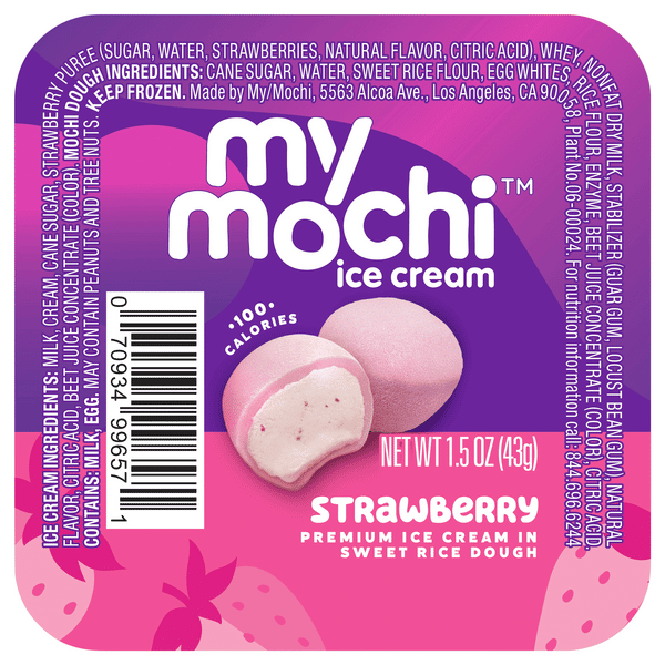 My/Mochi Mochi Ice Cream, Strawberry | Hy-Vee Aisles Online
