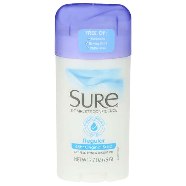 Sure Regular Scent Original Solid Anti-Perspirant & Deodorant | Hy-Vee ...