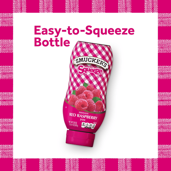 Smucker's Squeeze Seedless Red Raspberry Jam | Hy-Vee Aisles Online ...