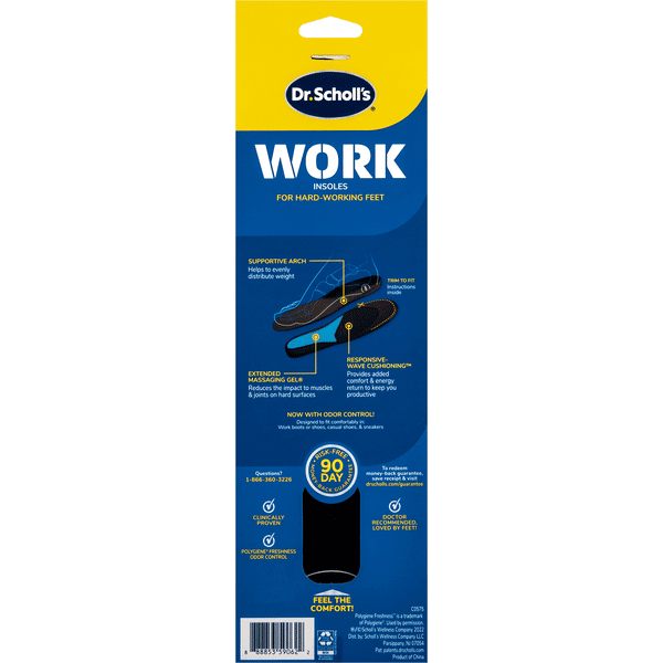 Dr. Scholl's Men Comfort & Energy Work Massaging Gel Insoles