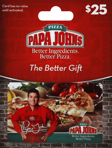●PAPA JOHN Papa John's US$200 Gift Card In United States Papa John's