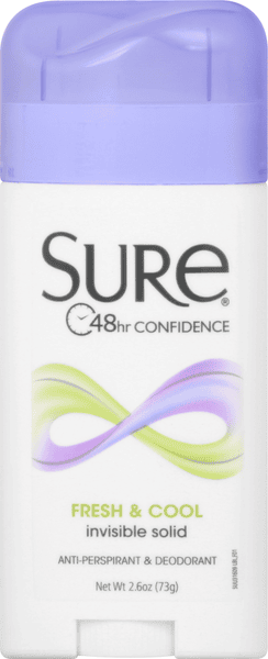 Sure Invisible Solid Fresh & Cool Anti-Perspirant & Deodorant | Hy-Vee ...