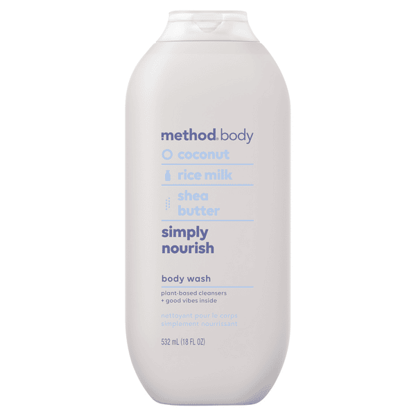 Method Body Simply Nourish Body Wash Coconut Rice Milk Shea Butter | Hy ...