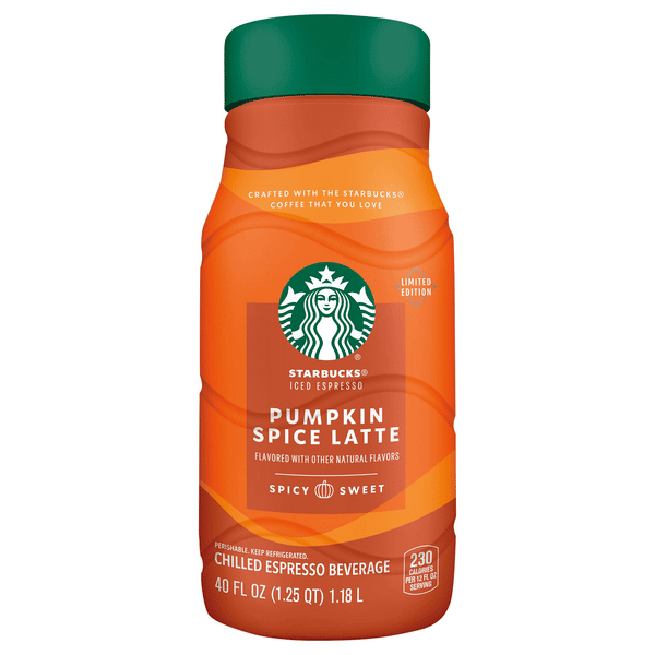 Starbucks Pumpkin Spice Latte Chilled Espresso Beverage | Hy