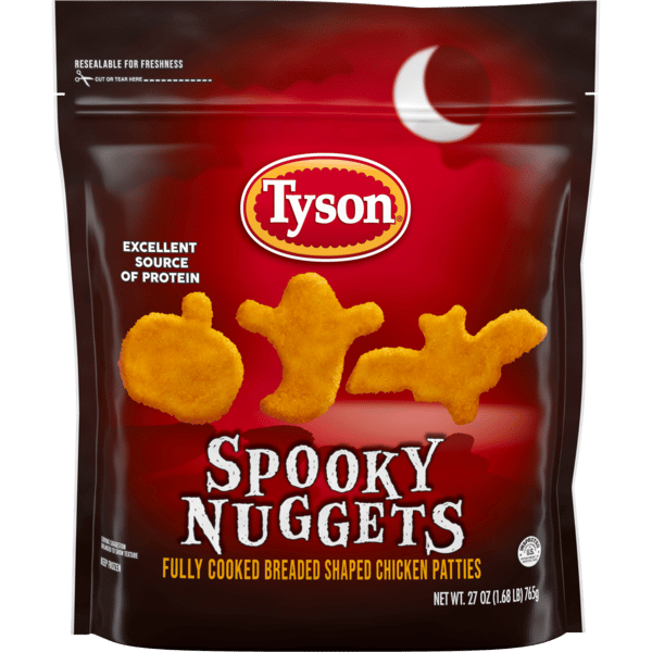 Tyson Fully Cooked Spooky Nuggets Breaded Shaped Chicken