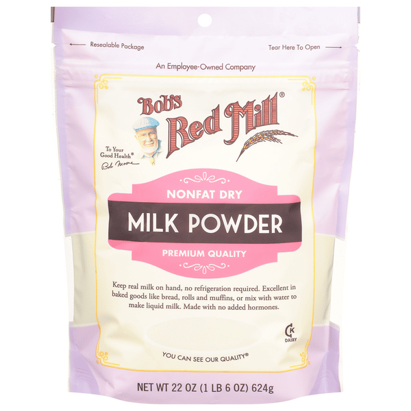 Bob's Red Mill Milk Powder, Nonfat, Dry, Premium Quality